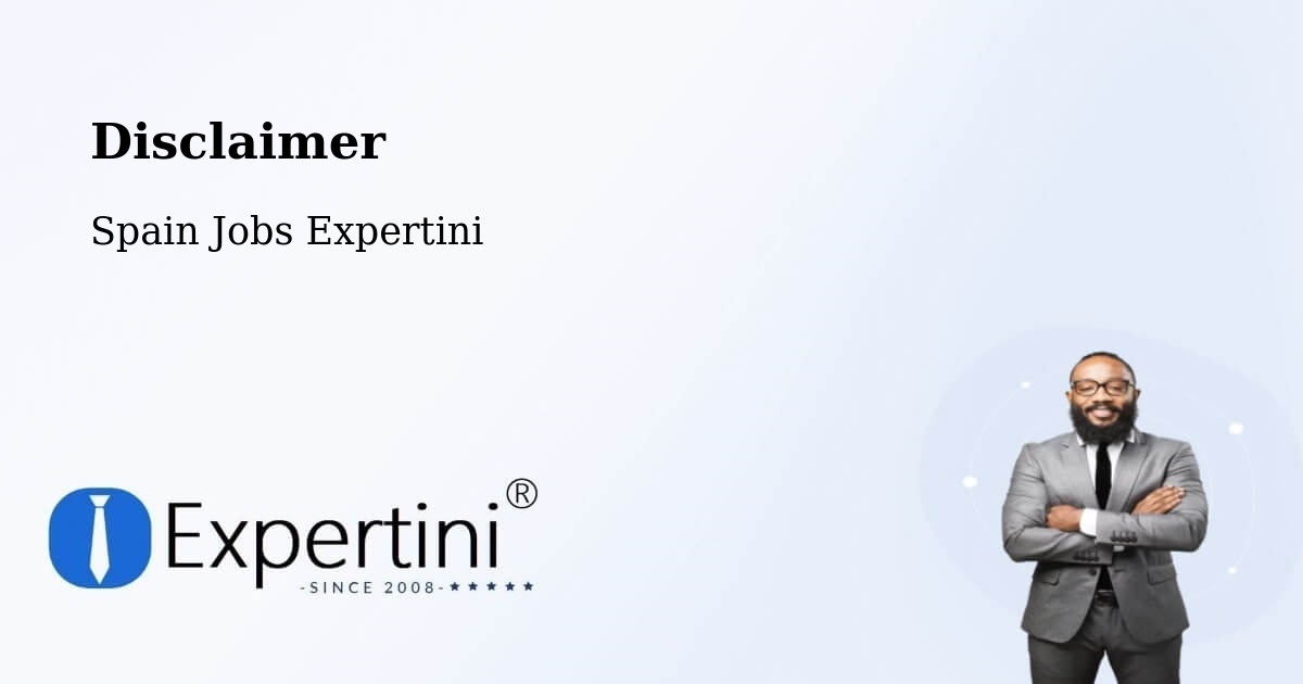 Disclaimer – Portomarín - Spain Jobs Expertini